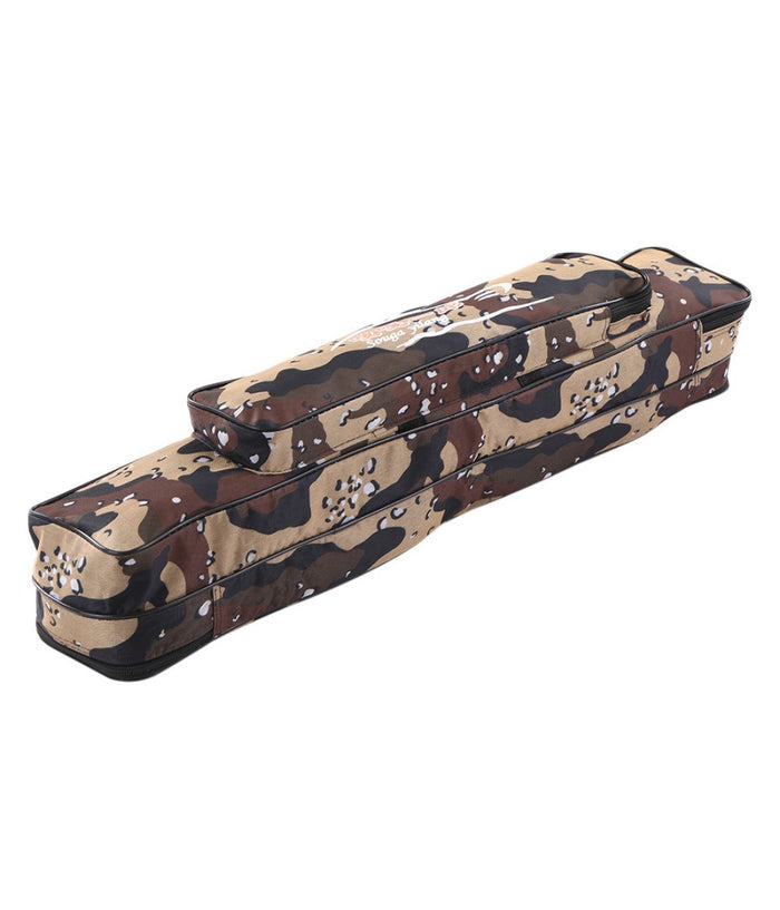 Borsa Fodero Custodia Porta Canne Da Pesca 100cm Con 2 Scomparti Zip Pieghevole         