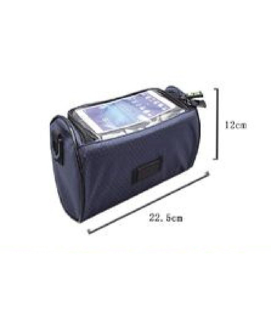 Borsa Manubrio Bicicletta Bici Tasca Touch Navigatore Smartphone Tracolla Zx-9423         