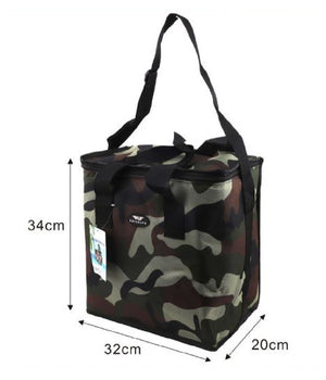 Borsa Militare Termica 22 Lt Mare Campeggio Escursioni Picnic 32x20x34 Cm 12811         
