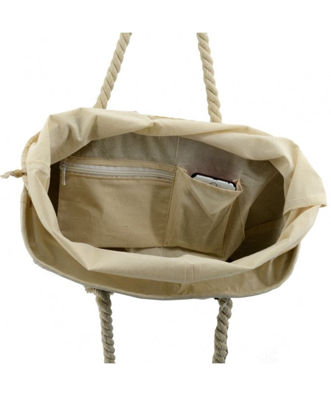 Borsa paglia africa azzurro