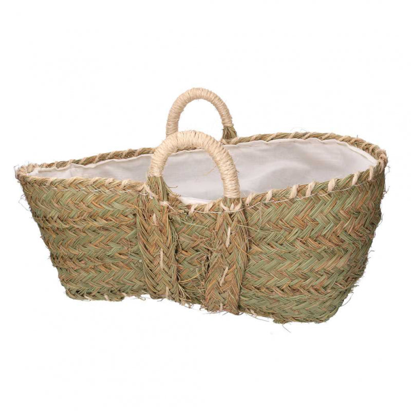 Borsa paglia naturale cm 55x30h20/30