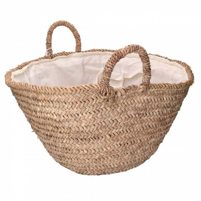 Borsa paglia naturale cm ø45h32/40