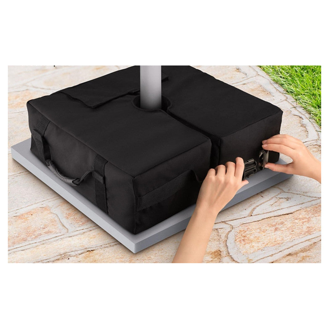 Trade Shop - Borsa Per Base Ombrellone Da Giardino Staccabile Quadrato Ampia Apertura Maniglie 020682 -        