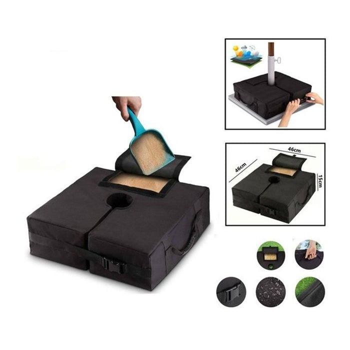 Trade Shop - Borsa Per Base Ombrellone Da Giardino Staccabile Quadrato Ampia Apertura Maniglie 020682 -        