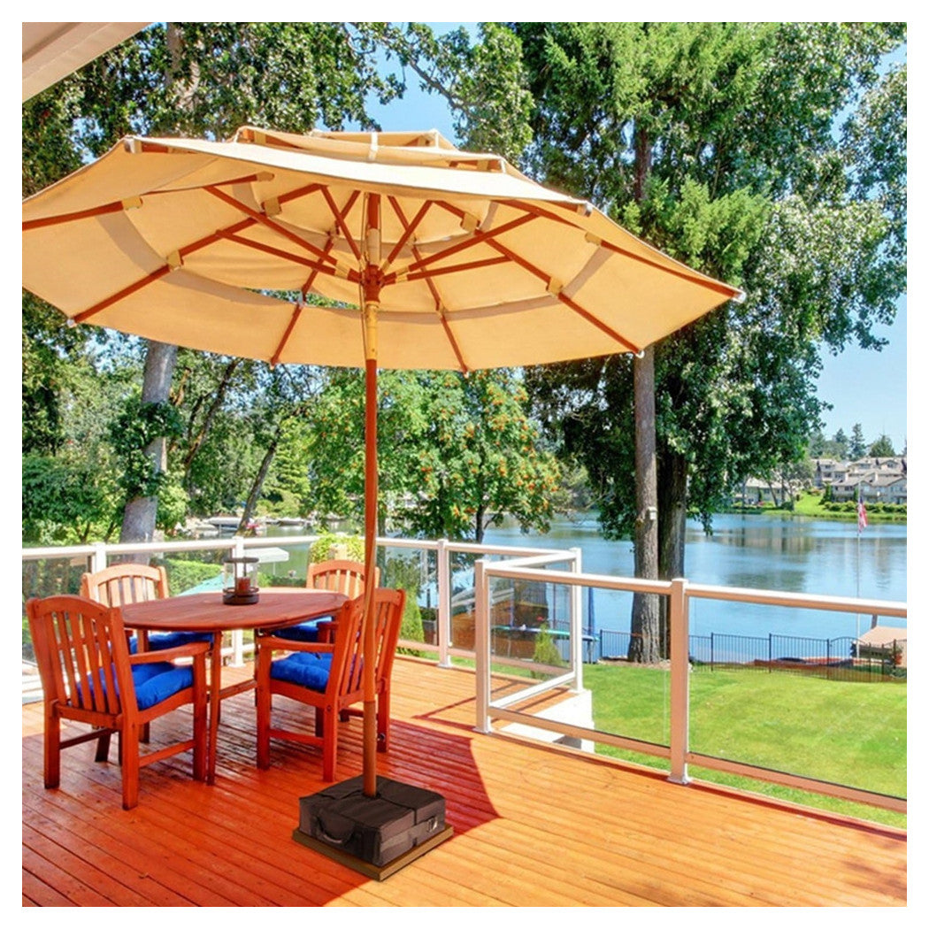 Trade Shop - Borsa Per Base Ombrellone Da Giardino Staccabile Quadrato Ampia Apertura Maniglie 020682 -        