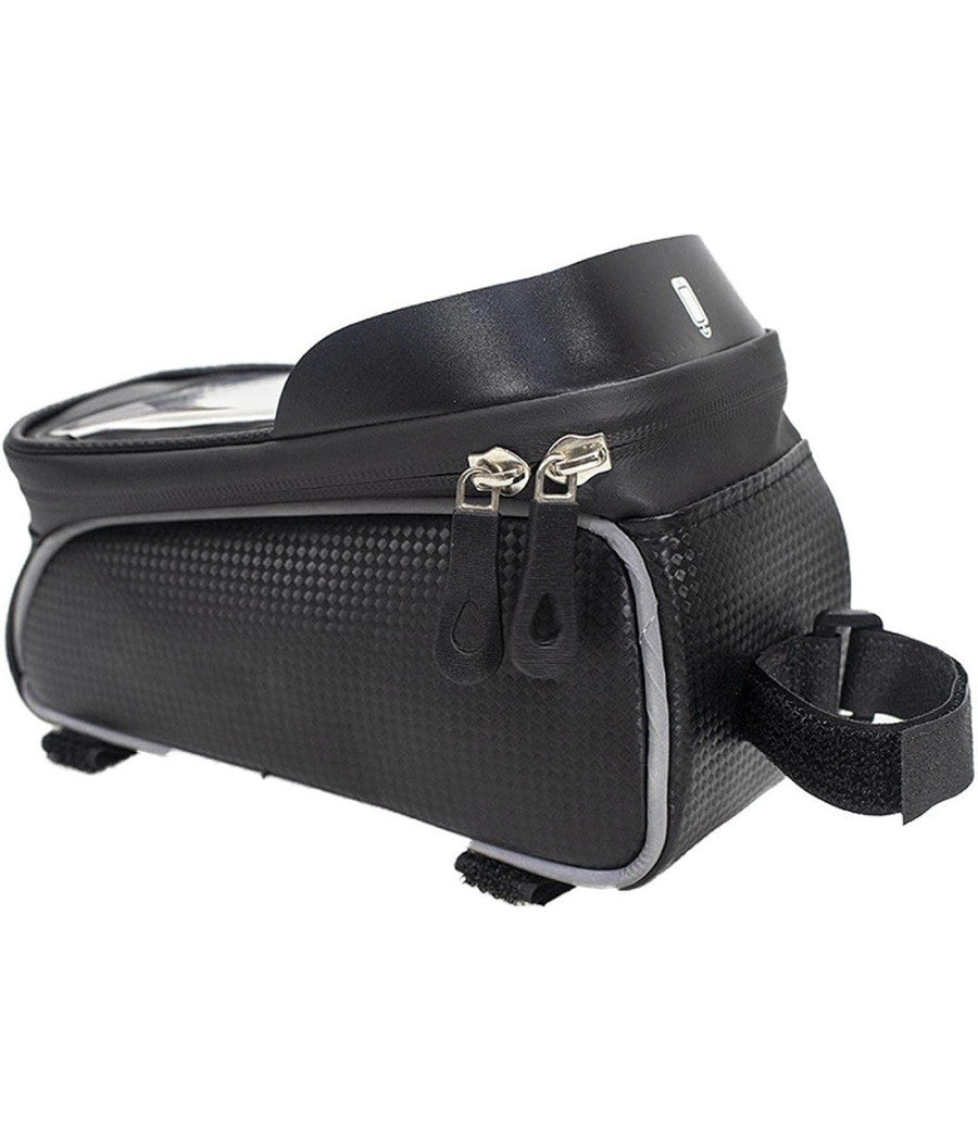 Borsa Per Manubrio Telaio Anteriore Per Bici Mountain Bike 20,5x8,2x8,2x10,3x3cm         
