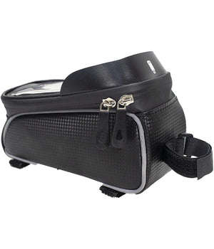Borsa Per Manubrio Telaio Anteriore Per Bici Mountain Bike 20,5x8,2x8,2x10,3x3cm         