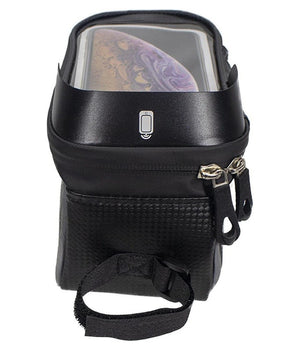 Borsa Per Manubrio Telaio Anteriore Per Bici Mountain Bike 20,5x8,2x8,2x10,3x3cm         