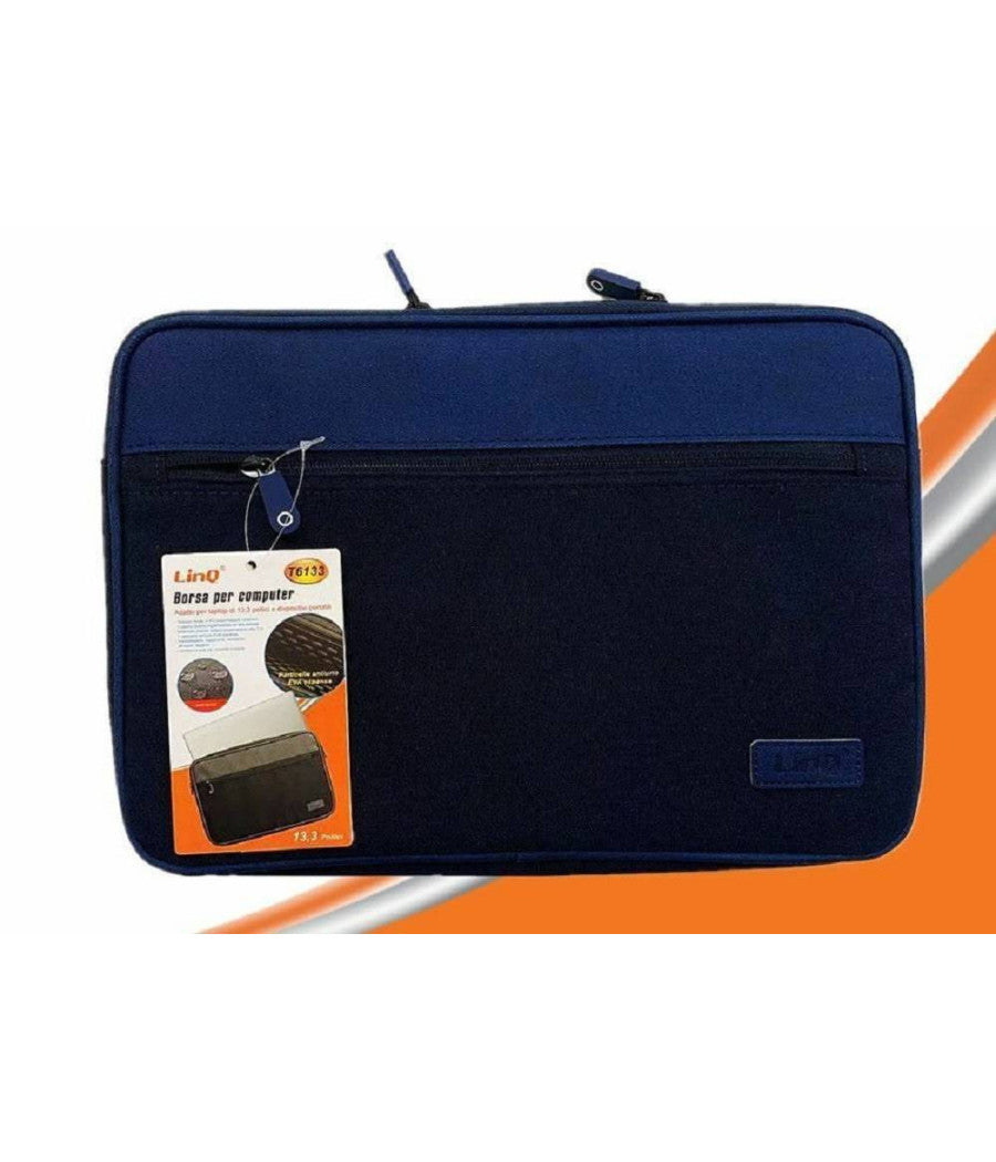 Borsa Per Pc Portatile Notebook Laptop Computer Tablet 13.3â€³ Pollici Antiurto T6133         