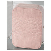 Trade Shop - Borsa Per Trucchi Con Specchio Illuminato Custodia Cosmetici Motivo A Coccodrillo Rosa -