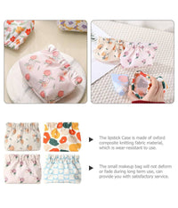 Borsa Per Trucco Cosmetici Tascabile Donne Toilette Decorata Viaggio Campeggio         