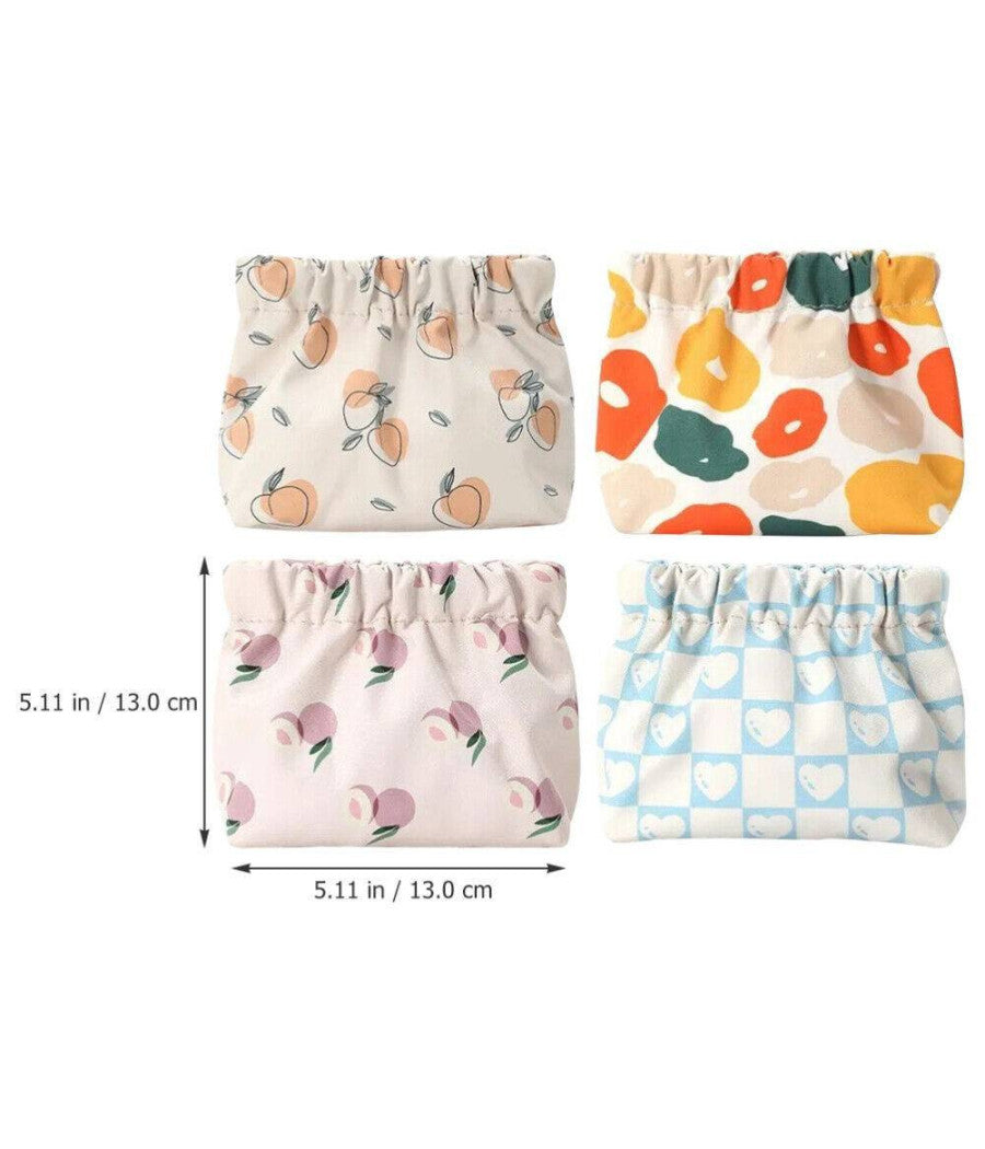 Borsa Per Trucco Cosmetici Tascabile Donne Toilette Decorata Viaggio Campeggio         