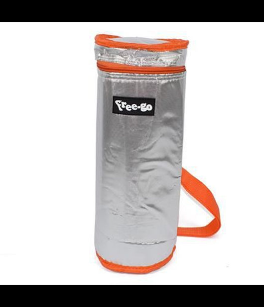 Borsa Porta Bottiglia Frio Termico Metallizzato 2 Litri Per Sport Mare Viaggi         