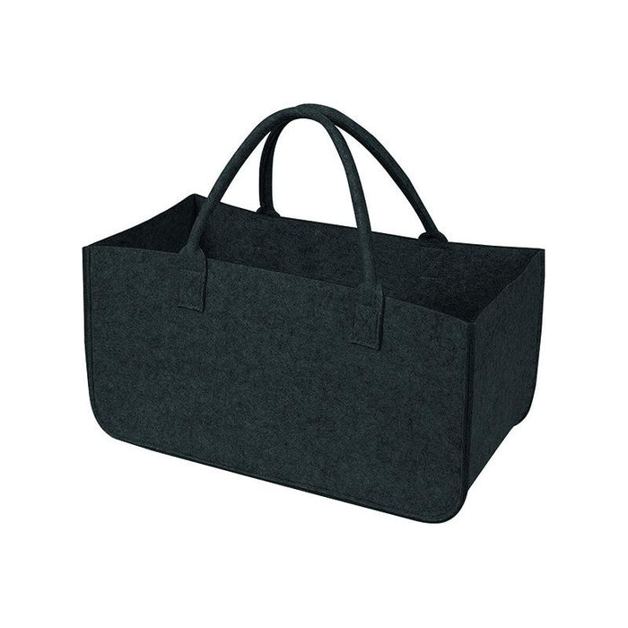 Borsa portalegna Vigor, in feltro nero 46l, 51x33 cm