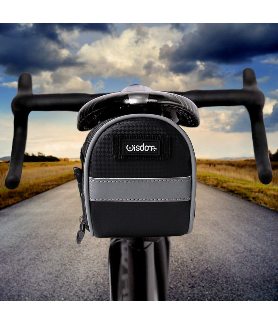 Borsa Portaoggetti Sottosella Bici Impermeabile Con Attacco Universale Xc-2653         