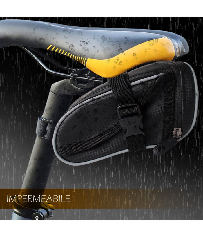 Borsa Portaoggetti Sottosella Bici Impermeabile Con Attacco Universale Xc-2653         