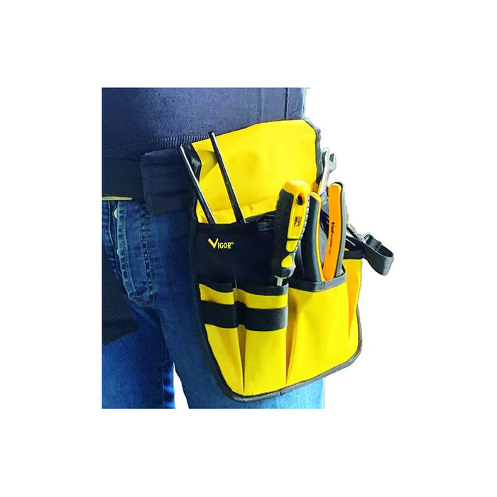 Borsa portautensili Vigor, mod. lupo con cintura, 24x30h cm