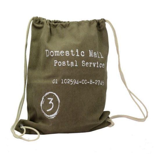 Borsa sacco tessuto marrone cm43xh54x6,5