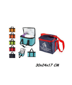 Borsa Termica 30x24x17 Cm Frigo Porta Alimenti Spiaggia Mare Escursione Pic Nic         