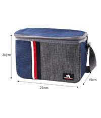 Borsa Termica Bicolor 29x15x20cm 12lt Borsetta Porta Pranzo Spiaggia Mare 12819         