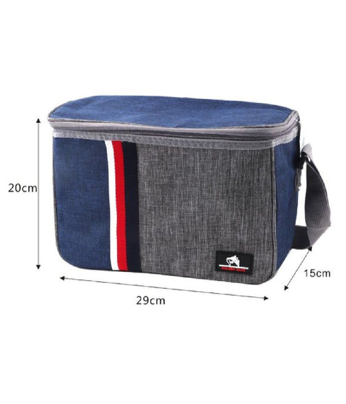 Borsa Termica Bicolor 29x15x20cm 12lt Borsetta Porta Pranzo Spiaggia Mare 12819         