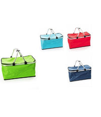 Borsa Termica Cestino 31lt 47x28.5x38cm Con Maniglie Mare Spiaggia Campeggio 72635         