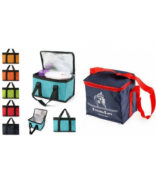 Borsa Termica Con Manici 9 Litri Frigo 16x20x28 Cm Mare Spiaggia Campeggio         