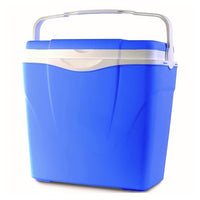 Trade Shop - Borsa Termica Frigo Antarctica In Plastica Da Viaggio Da 25lt Blu Con Maniglia 016673 -