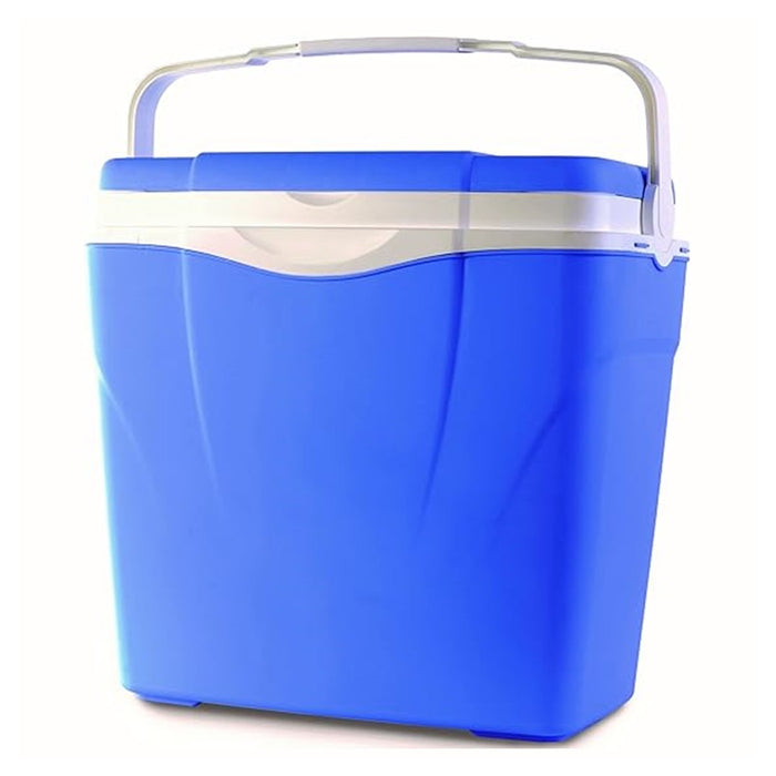 Trade Shop - Borsa Termica Frigo Antarctica In Plastica Da Viaggio Da 25lt Blu Con Maniglia 016673 -