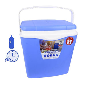 Trade Shop - Borsa Termica Frigo Antarctica In Plastica Da Viaggio Da 32 Lt 40x30x40h Cm 016674 -