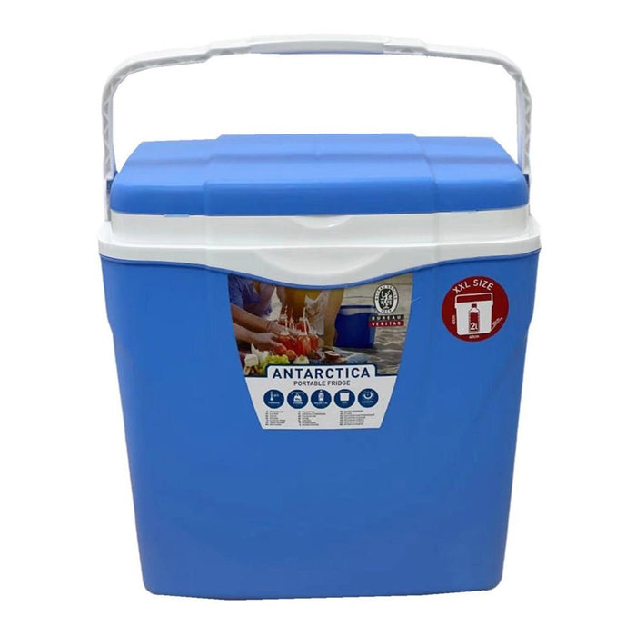 Trade Shop - Borsa Termica Frigo Antarctica In Plastica Da Viaggio Da 32 Lt 40x30x40h Cm 016674 -