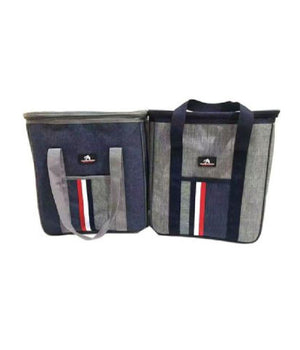 Borsa Termica Frigo Bicolor 31x15x33 Cm 14 Lt Porta Alimenti Spiaggia Mare 12817         