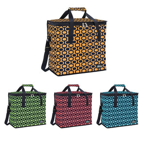 Trade Shop - Borsa Termica Frigo Fantasy Geo 30 Lt 025194 Con Tracolla Manici Per Picnic Escursioni -