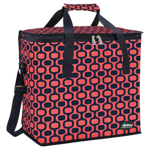 Trade Shop - Borsa Termica Frigo Fantasy Geo 30 Lt 025194 Con Tracolla Manici Per Picnic Escursioni -