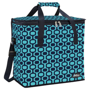 Trade Shop - Borsa Termica Frigo Fantasy Geo 30 Lt 025194 Con Tracolla Manici Per Picnic Escursioni -