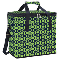 Trade Shop - Borsa Termica Frigo Fantasy Geo 30 Lt 025194 Con Tracolla Manici Per Picnic Escursioni -