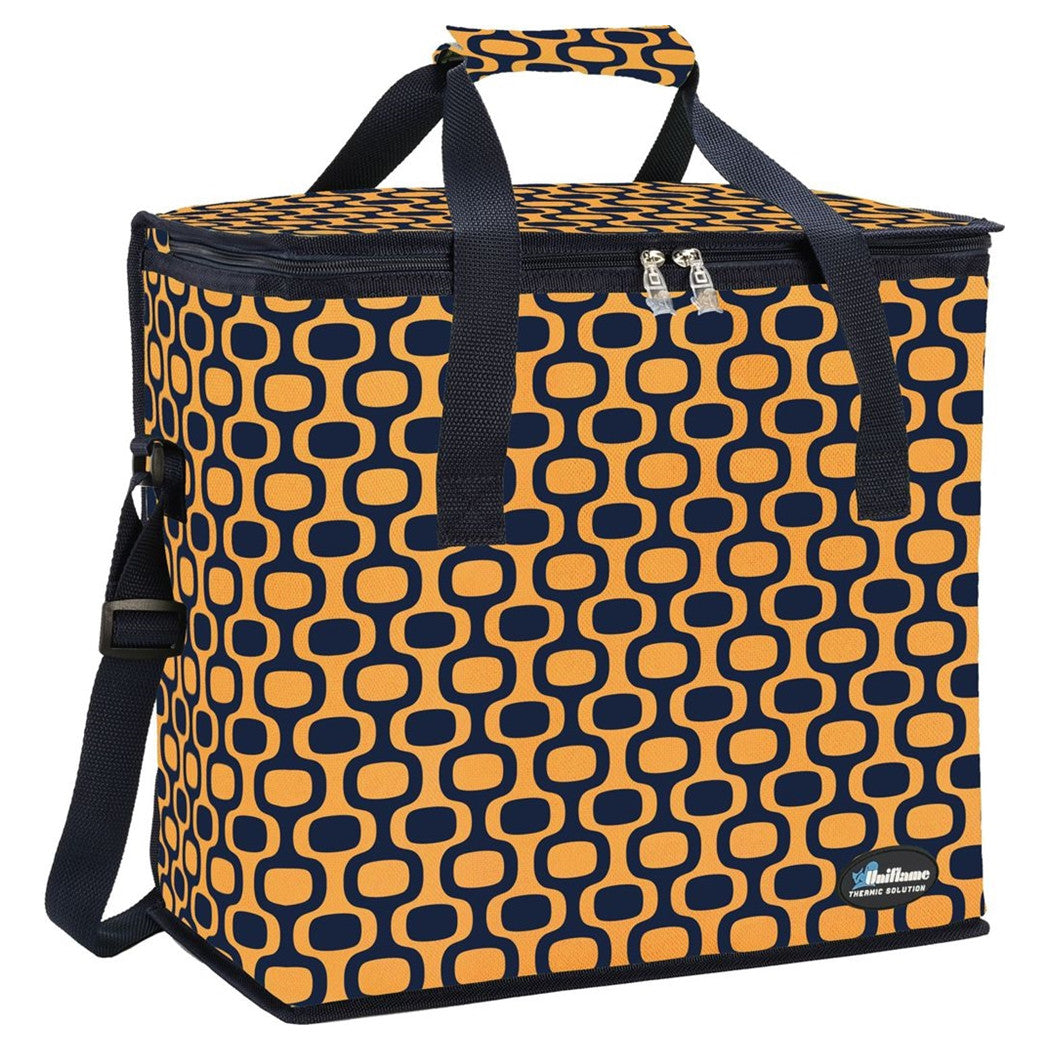 Trade Shop - Borsa Termica Frigo Fantasy Geo 30 Lt 025194 Con Tracolla Manici Per Picnic Escursioni -
