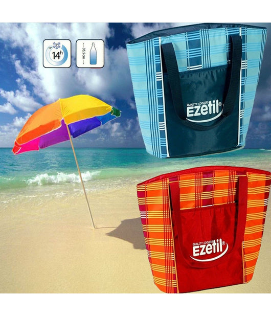 Borsa Termica Frigo Mare 16lt Ezetil Lifestyle Colori Blu O Arancio         