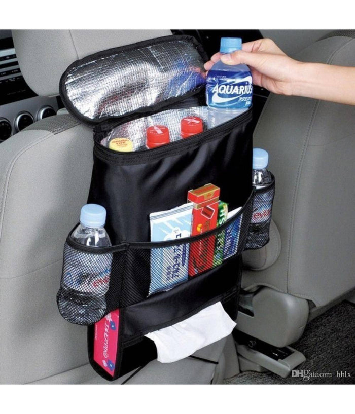 Borsa Termica Frigo Portabevande Auto Tasca Sedile Organizzatore Rete Macchina         