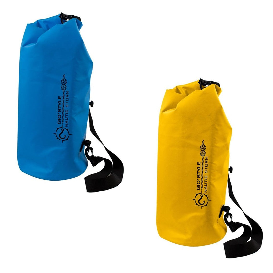 Trade Shop - Borsa Termica Impermeabile Dry Bag Nautic Storm Large Capacita' Da 16 Lt ø23x63cm -