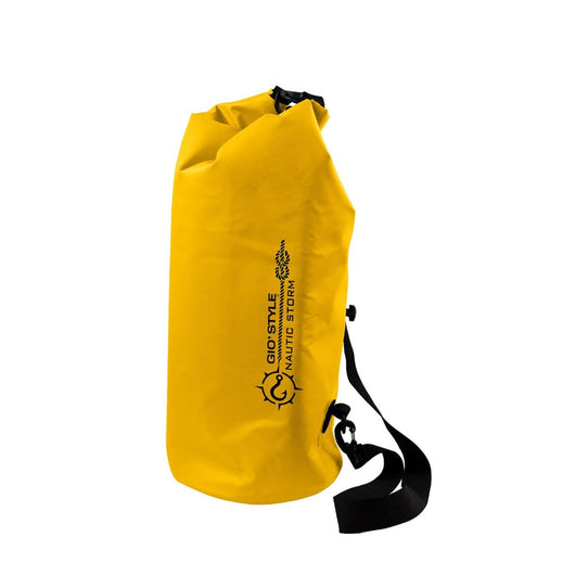 Trade Shop - Borsa Termica Impermeabile Dry Bag Nautic Storm Large Capacita' Da 16 Lt ø23x63cm - Giallo