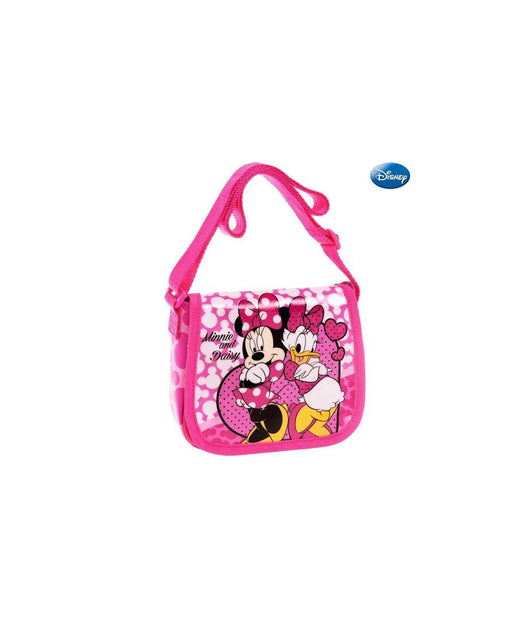 Borsa Tracolla Regolabile Con Patta Scuola Tempo Libero Minnie And Daisy Disney         