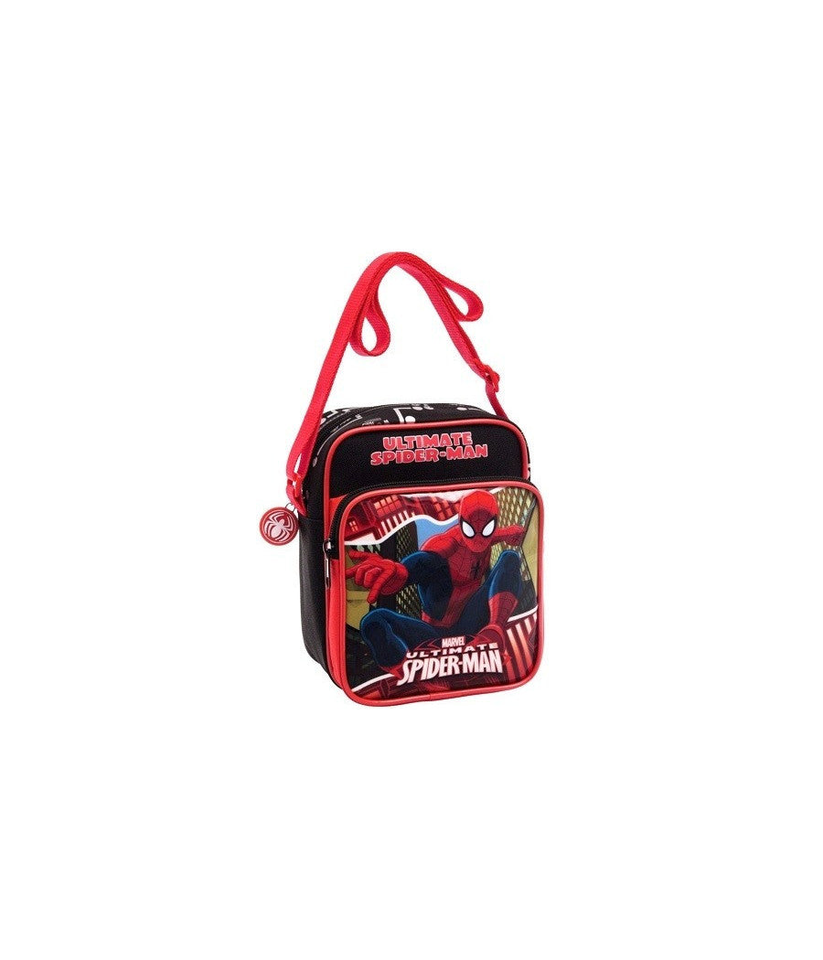 Trade Shop - Borsa Tracollina Borsetta Con Tracolla Regolabile Bambino Spiderman -