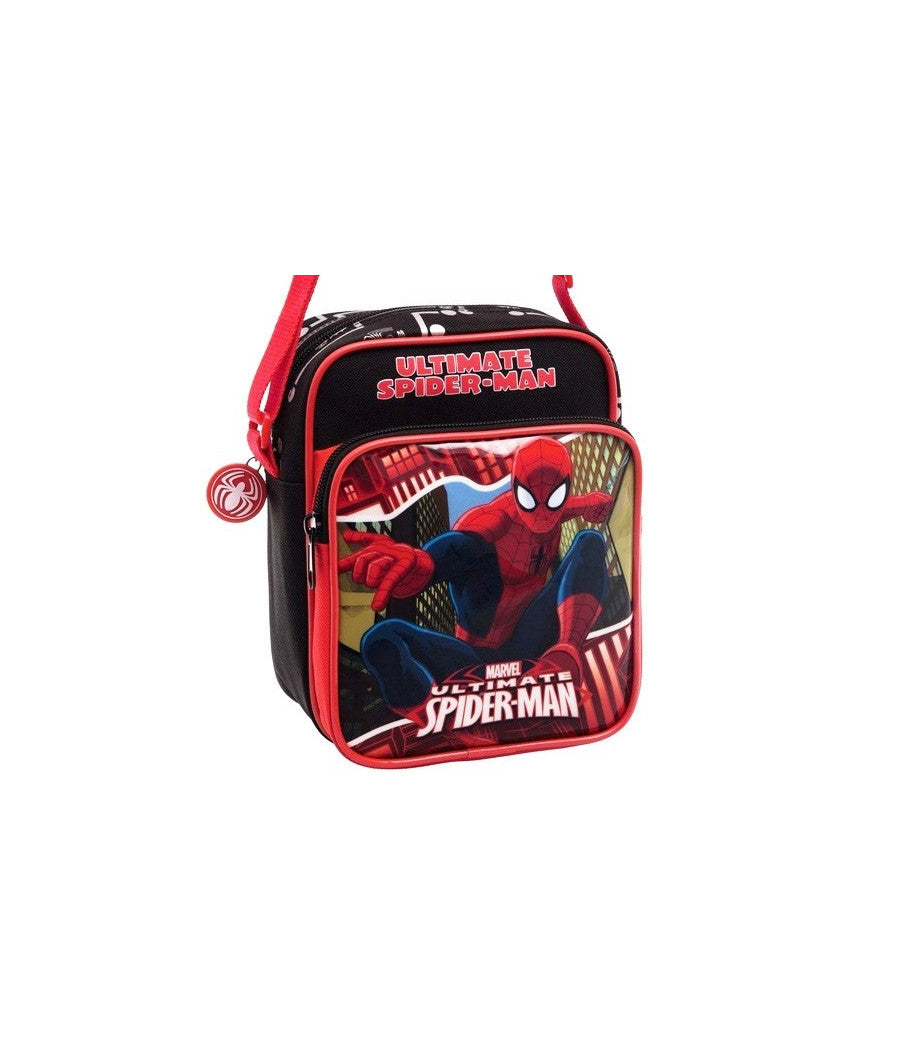 Trade Shop - Borsa Tracollina Borsetta Con Tracolla Regolabile Bambino Spiderman -