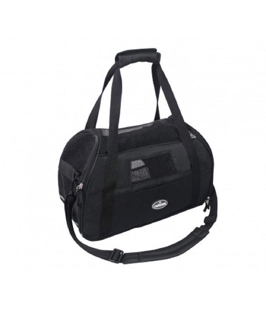 Borsa Trasportino Animali Nobleza Con Prese D'aria 42 X 20 X 29 Cm Taglia M  Nero       