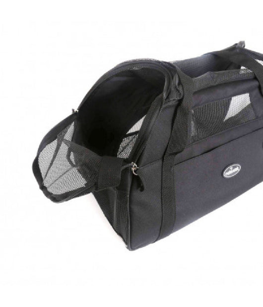 Borsa Trasportino Animali Nobleza Con Prese D'aria 42 X 20 X 29 Cm Taglia M  Nero       