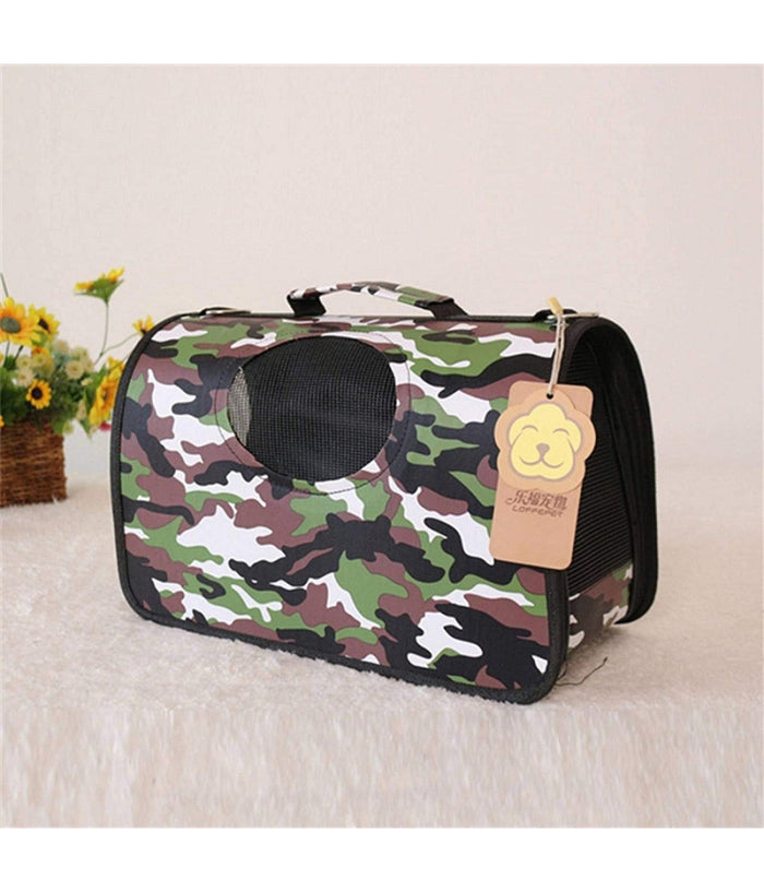 Borsa Zaino Portatile Pieghevole Viaggio Per Animali Cani Gatti A Tracolla Tg.m         