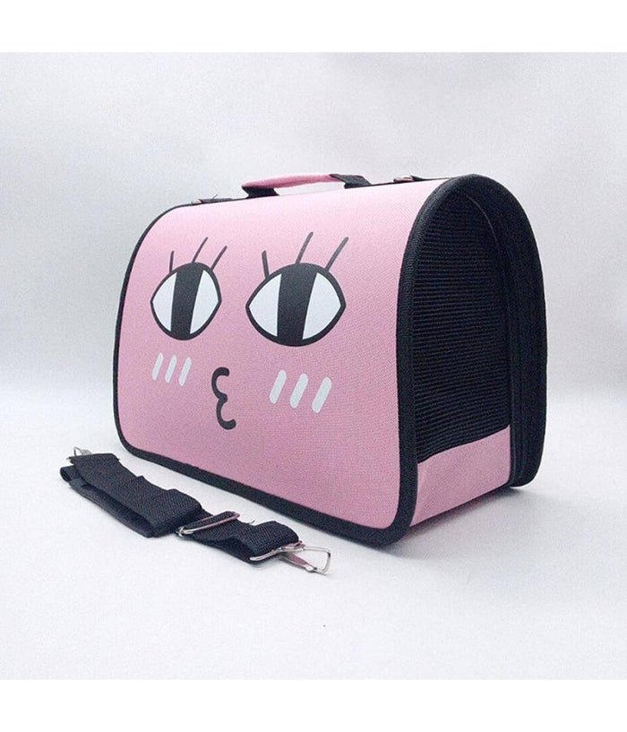 Borsa Zaino Portatile Pieghevole Viaggio Per Animali Cani Gatti A Tracolla Tg.m         