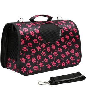 Borsa Zaino Portatile Pieghevole Viaggio Per Animali Cani Gatti A Tracolla Tg.m         