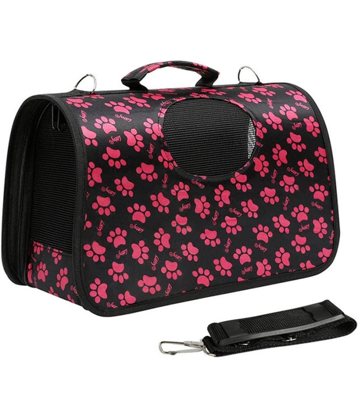 Borsa Zaino Portatile Pieghevole Viaggio Per Animali Cani Gatti A Tracolla Tg.m         